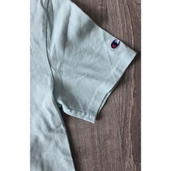 VTG Champion Heavy Cotton Short Sleeve T-Shirt Embroidered Logo Size Small USA - Picture 3 of 8